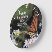 酔いは旅行時計だ ラージ壁時計 (傾斜)