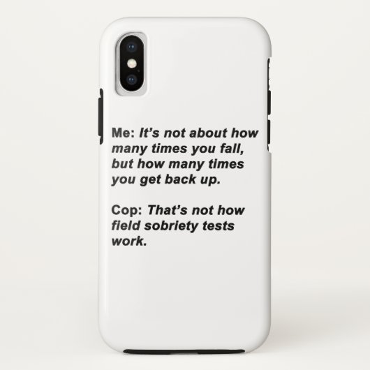 酔い覚ましテスト Case-Mate iPhoneケース (裏面)
