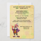 酔っおもしろい払った誕生日の演説 招待状 (正面)