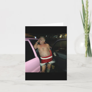 酔ったサンタの休日カード シーズンカード