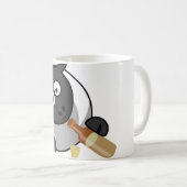酔ったヒツジ-おもしろマグカップ コーヒーマグカップ (正面右)