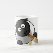 酔ったヒツジ-おもしろマグカップ コーヒーマグカップ (中央)