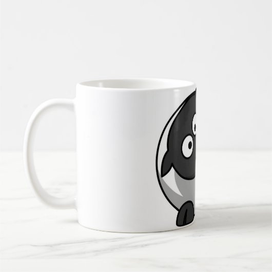 酔ったヒツジ-おもしろマグカップ コーヒーマグカップ (左)
