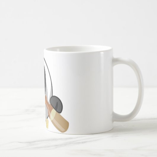 酔ったヒツジ-おもしろマグカップ コーヒーマグカップ (右)