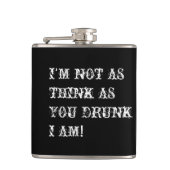 酔ったユーモア! -カスタマイズ フラスク (正面)