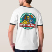 酔った子犬 Tシャツ (裏面フル)