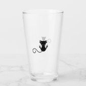 酔った子猫 タンブラーグラス (裏面)