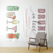 酔った愛の独身パーティーの背景 タペストリー (インサイチュ(横))