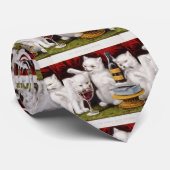 酔った猫の首のタイ ネクタイ (ロール)