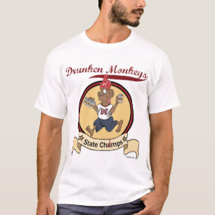 酔った猿のTシャツ Tシャツ