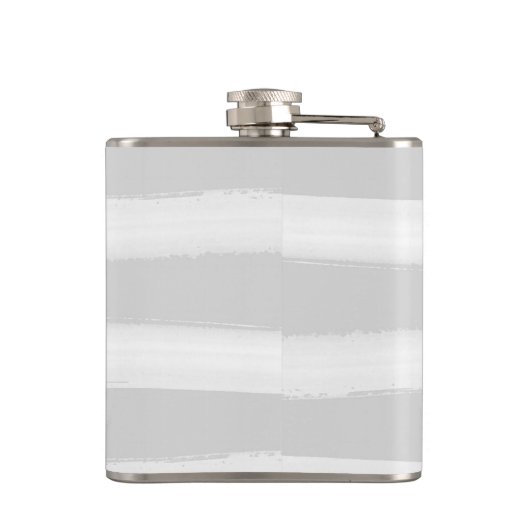 酔った編集します灰色のストライプの冷静なタイプライターを書いて下さい フラスク (裏面)