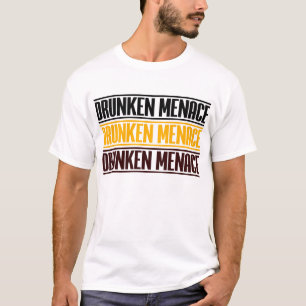 酔った脅迫 Tシャツ