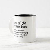 酔った蜂のマグのダンス ツートーンマグカップ (正面左)