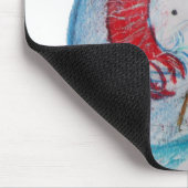 酔った雪だるま マウスパッド (コーナー)