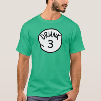 酔った3 Tシャツ