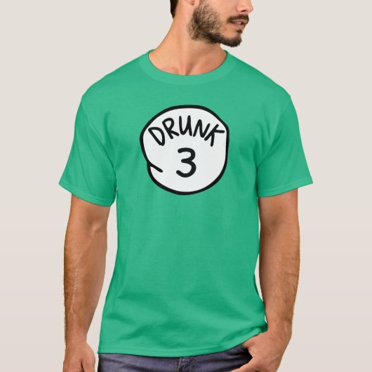 酔った3 Tシャツ (正面)
