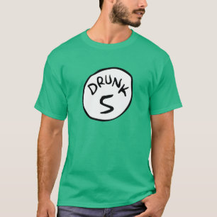 酔った5 5 Tシャツ