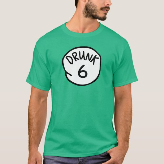 酔った6 Tシャツ (正面)