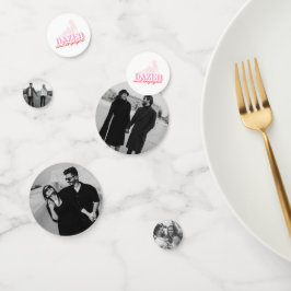 酔った＆婚約中の花嫁パーティーの写真用コンフェッティ コンフェッティ