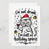 酔ってなんかないよ！ホリデーの魔法に満ちてるんだ シーズンカード (正面/裏面)