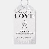 酔ってラブにキラキラの花嫁 ギフトタグ (裏面)