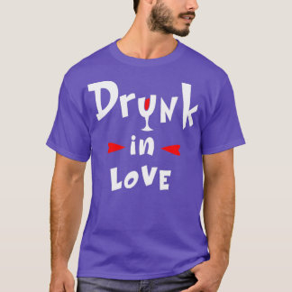 酔ってラブデザイン ブライズメイドパーティーにおすすめ B Tシャツ