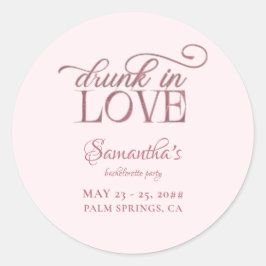 酔ってラブ チャンピオン タワー ピンク ハッチェロレット ラウンドシール