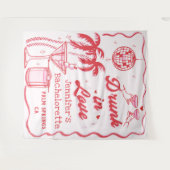 酔って恋に溺れる独身最後の夜 タペストリー (正面(横))