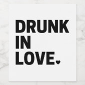 酔って恋に酔う ワインラベル (シングルラベル)