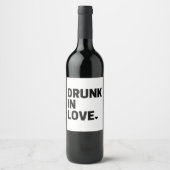 酔って恋に酔う ワインラベル (正面)