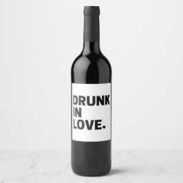 酔って恋に酔って ワインラベル