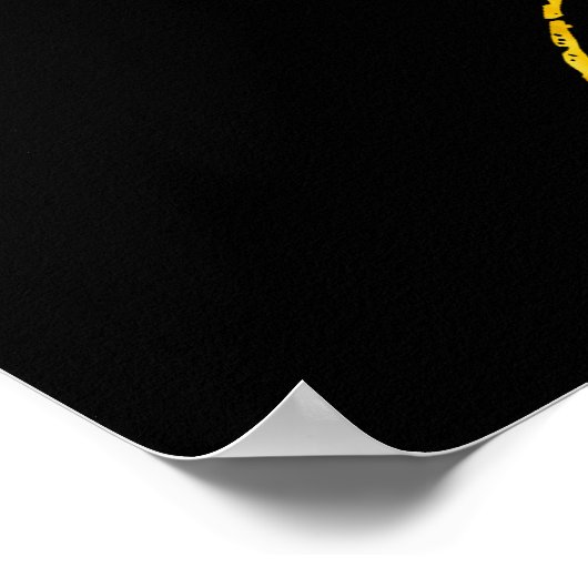 酔って愛のポスター - 黒 ポスター (角)