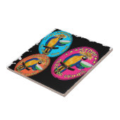 酔っぱらいのオウム タイル (側面)