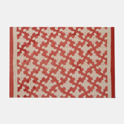 酔っぱらいパスキルト ドアマット (正面)