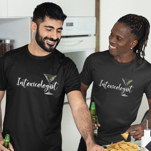 酔っぱらいマルティーニグラスカクテル Tシャツ