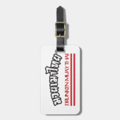 酔っぱらいムエタイ ラゲッジタグ (正面縦)