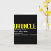 酔っぱらい定義最高の世界叔父はおもしろい博士。 カード (黄色い花)