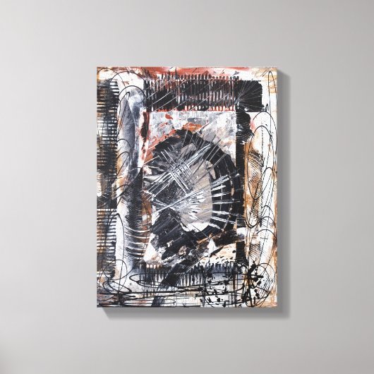 酔っぱらい自画像キャンバスプリント キャンバスプリント (正面)