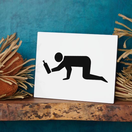 酔っぱらい フォトプラーク (側面)