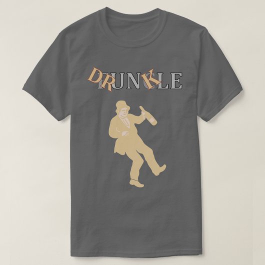 酔っぱらい Tシャツ (デザイン正面)
