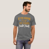 酔っぱらったのはロッククライミング友達のせいだ女の子 Tシャツ (正面フル)