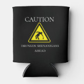 酔っぱらったシェナニガンが飲酒に向かって注意をおもしろい払う 缶クーラー (正面)