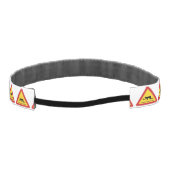 酔っぱらった人々が交通標識を横切る アスレチックヘッドバンド (裏面)