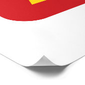 酔っぱらった人々が交通標識を横切る ポスター (角)