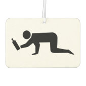 酔っぱらった人々 カーエアーフレッシュナー (裏面)