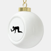 酔っぱらった人々 セラミックボールオーナメント (右)