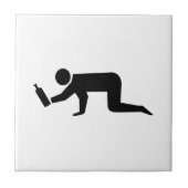 酔っぱらった人々 タイル (正面)