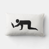 酔っぱらった人々 ランバークッション (裏面)