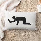 酔っぱらった人々 ランバークッション (ブランケット)