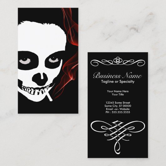 酔っぱらった死 名刺 (正面/裏面)